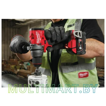 Дрель-шуруповерт Milwaukee M18 FDD3-502X (с 2-мя АКБ 5 Ач, кейс) картинка 10